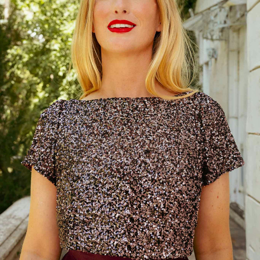 Alexis Dress in Wine