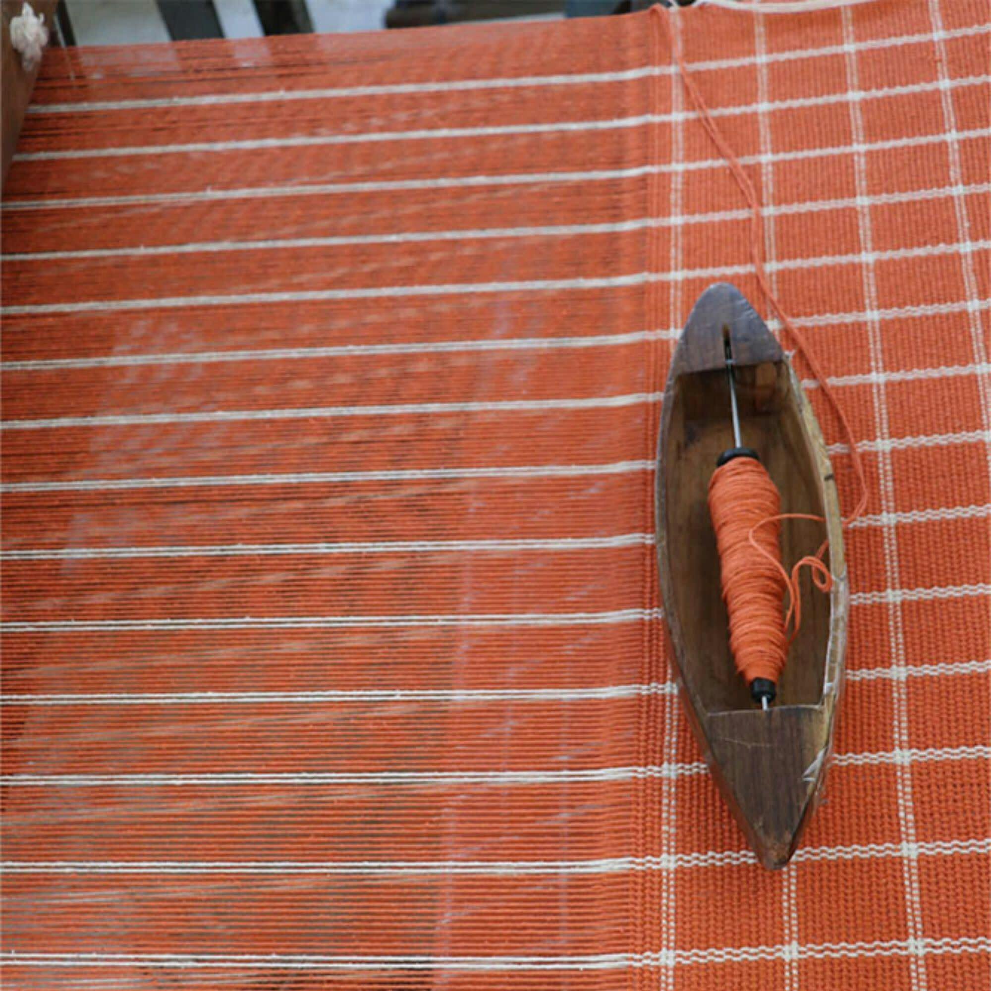 Cushion Geo Block Terracota