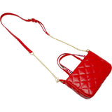 Quilted Rhinestone Tote Bag
