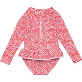 Ditsy Bloom Skirt Surf Suit