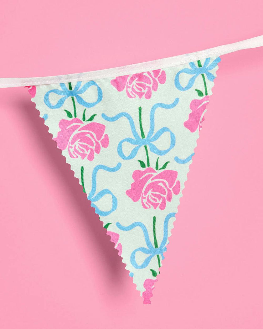 Tea Party Bunting Banner - pastel garland