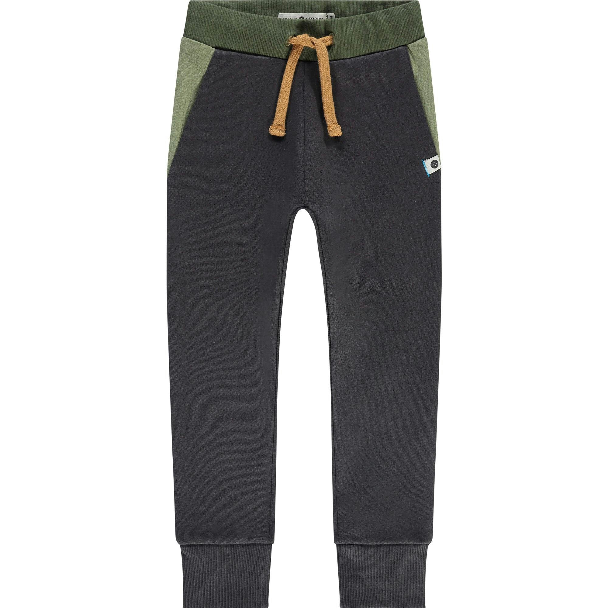Color-Block Drawstring Sweatpants