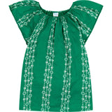 Mini Capucine Girls Caftan Jungle Sea Shells, Green