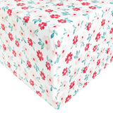 Premium Knit Fitted Crib Sheet - Noel