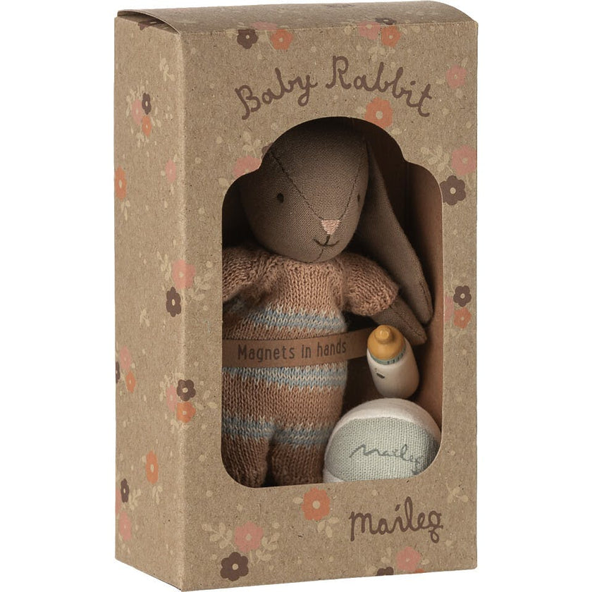 Bunny set, Micro - Brown - Dusty rose