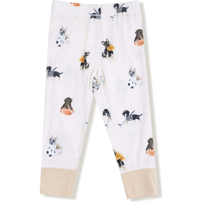 Sporty Puppies - Long Sleeve Loungewear Set