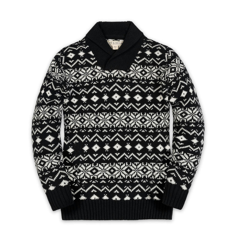 Organic Shawl Collar Sweater