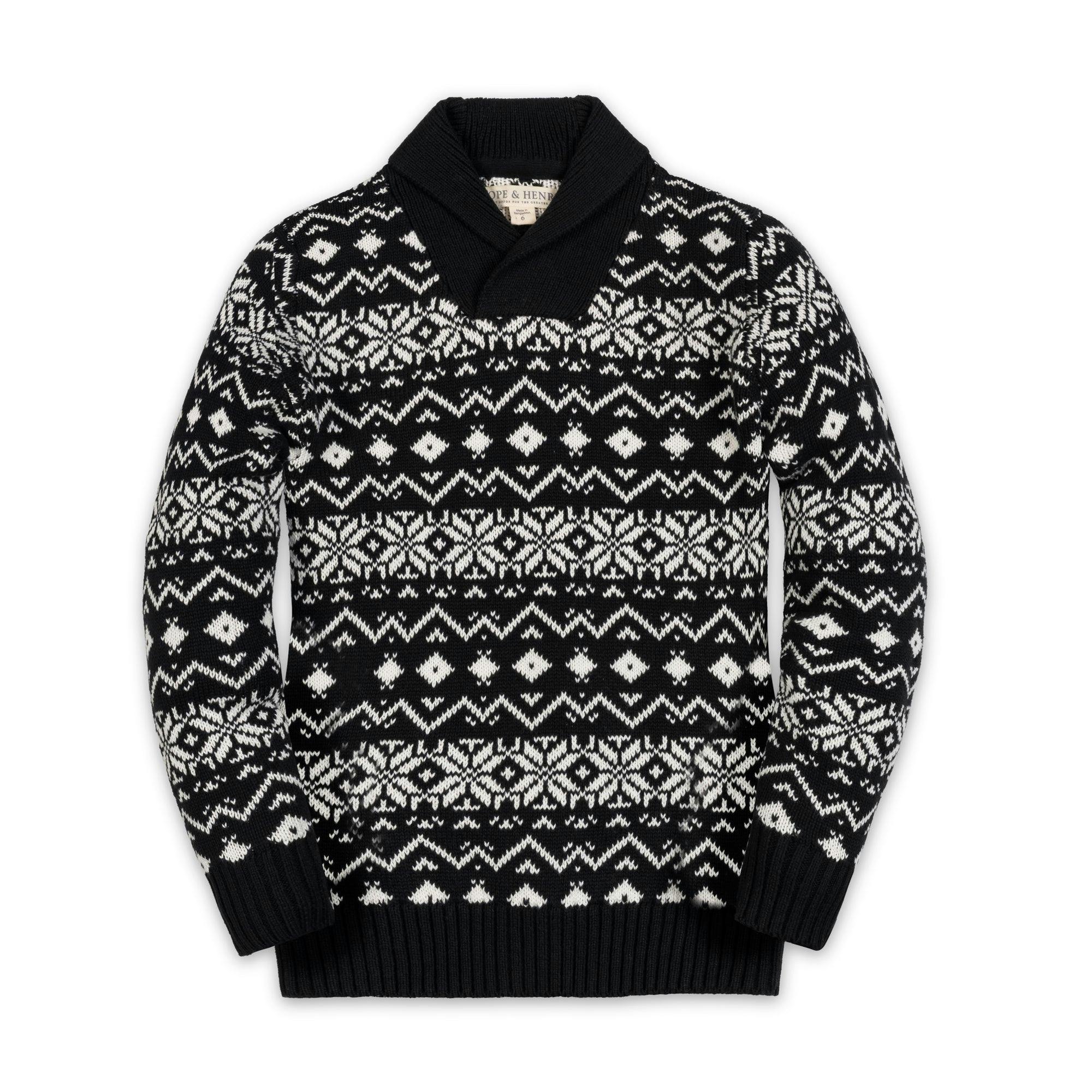 Organic Shawl Collar Sweater