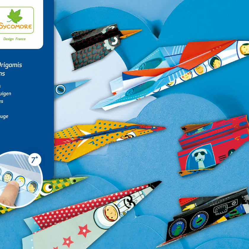 Pockets - Origami Portfolio - Planes - 7y+