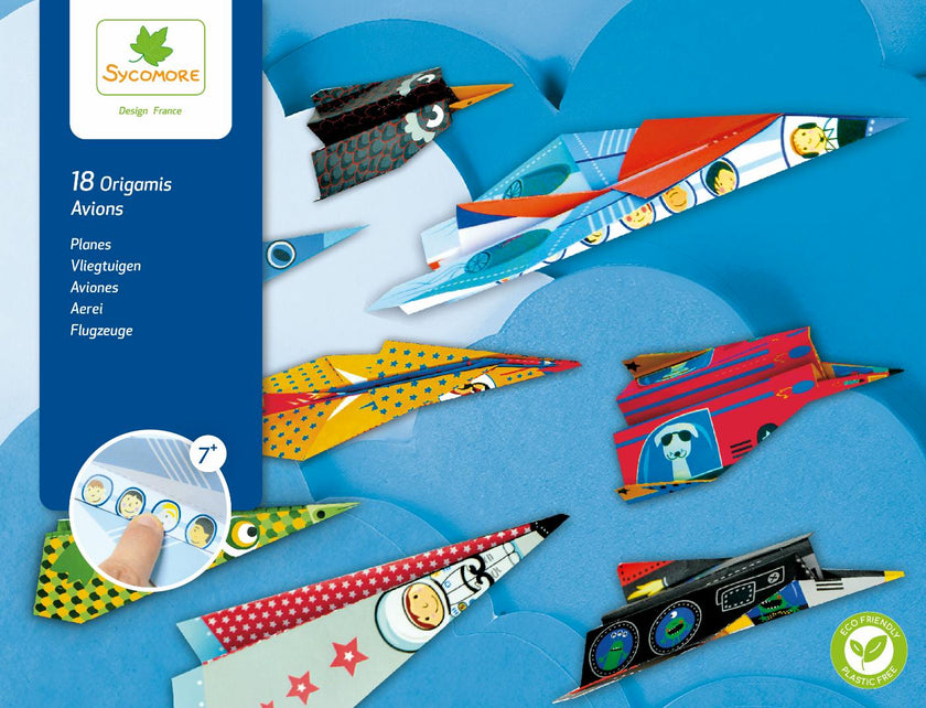 Pockets - Origami Portfolio - Planes - 7y+