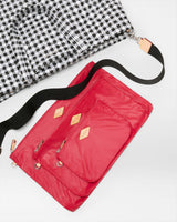 Black/White Gingham Large Metro Tote Deluxe