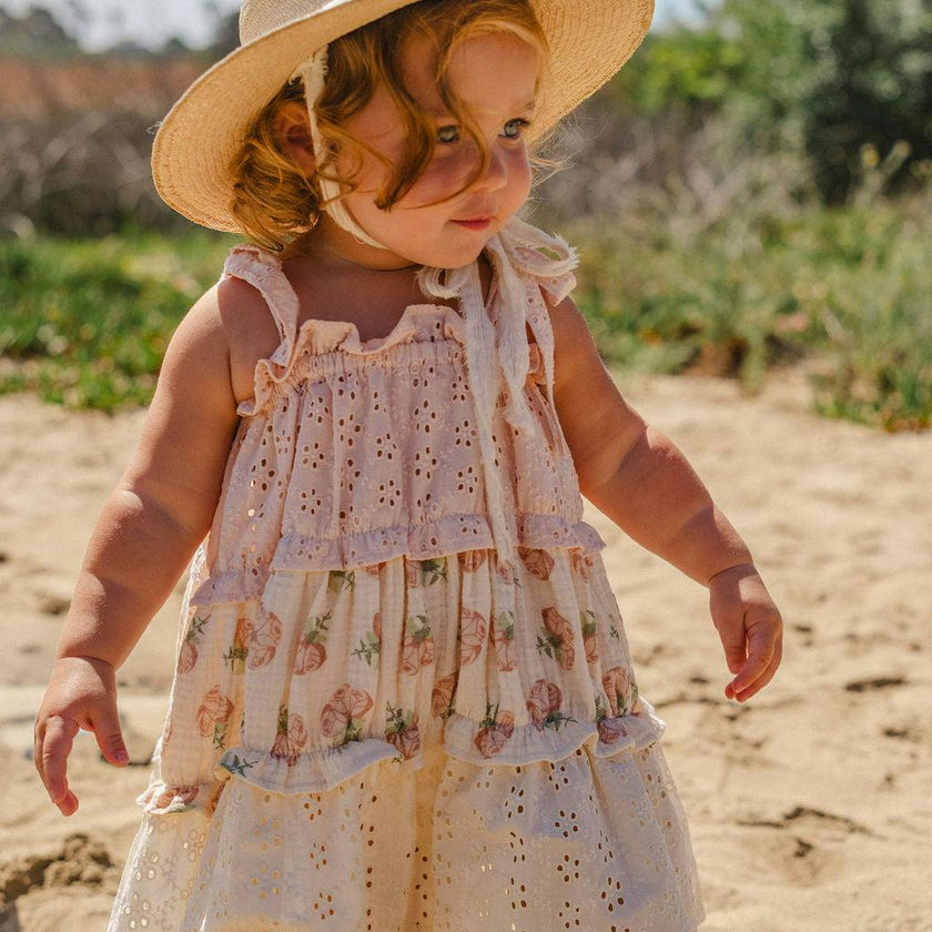Amber Dress in Pink Rose