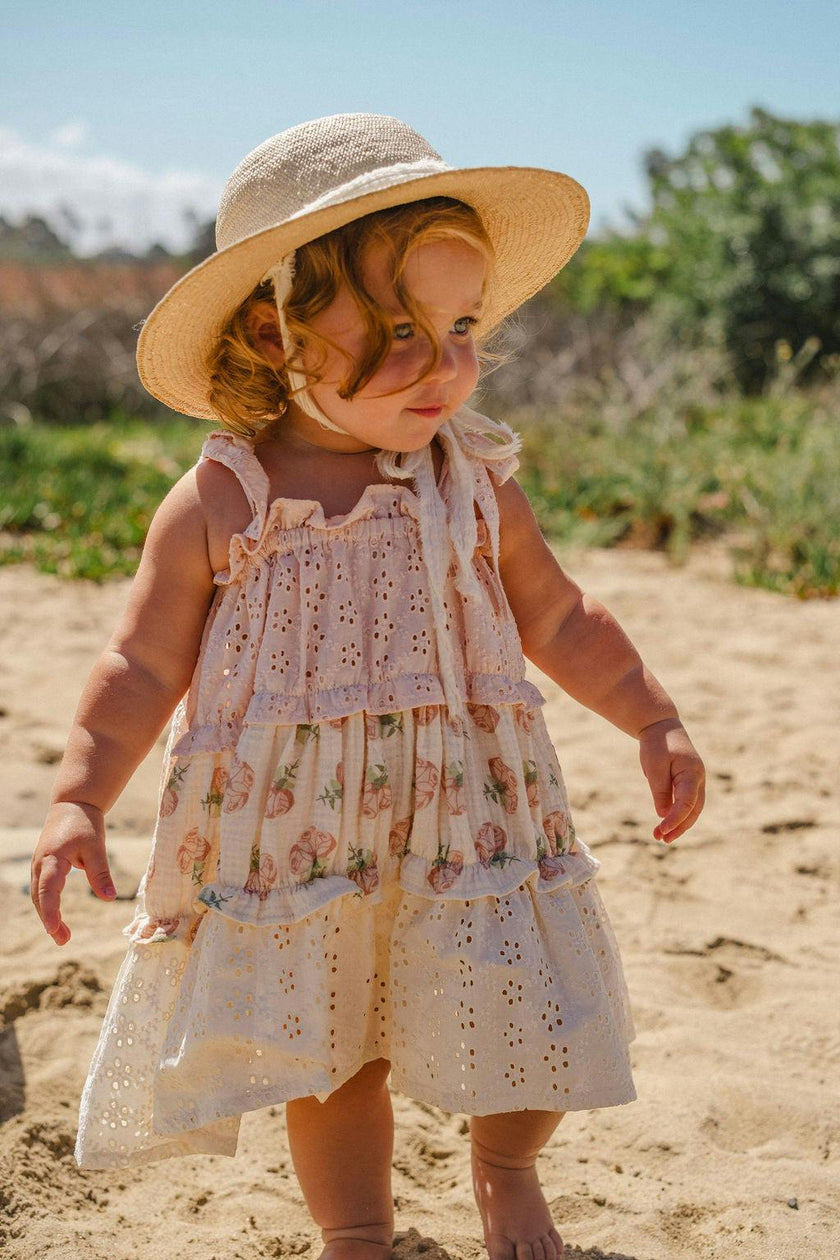 Amber Dress in Pink Rose