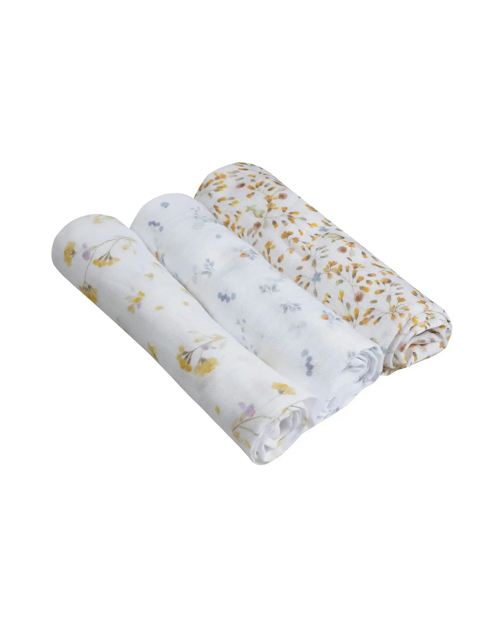 Muslin Square Yellow Fields