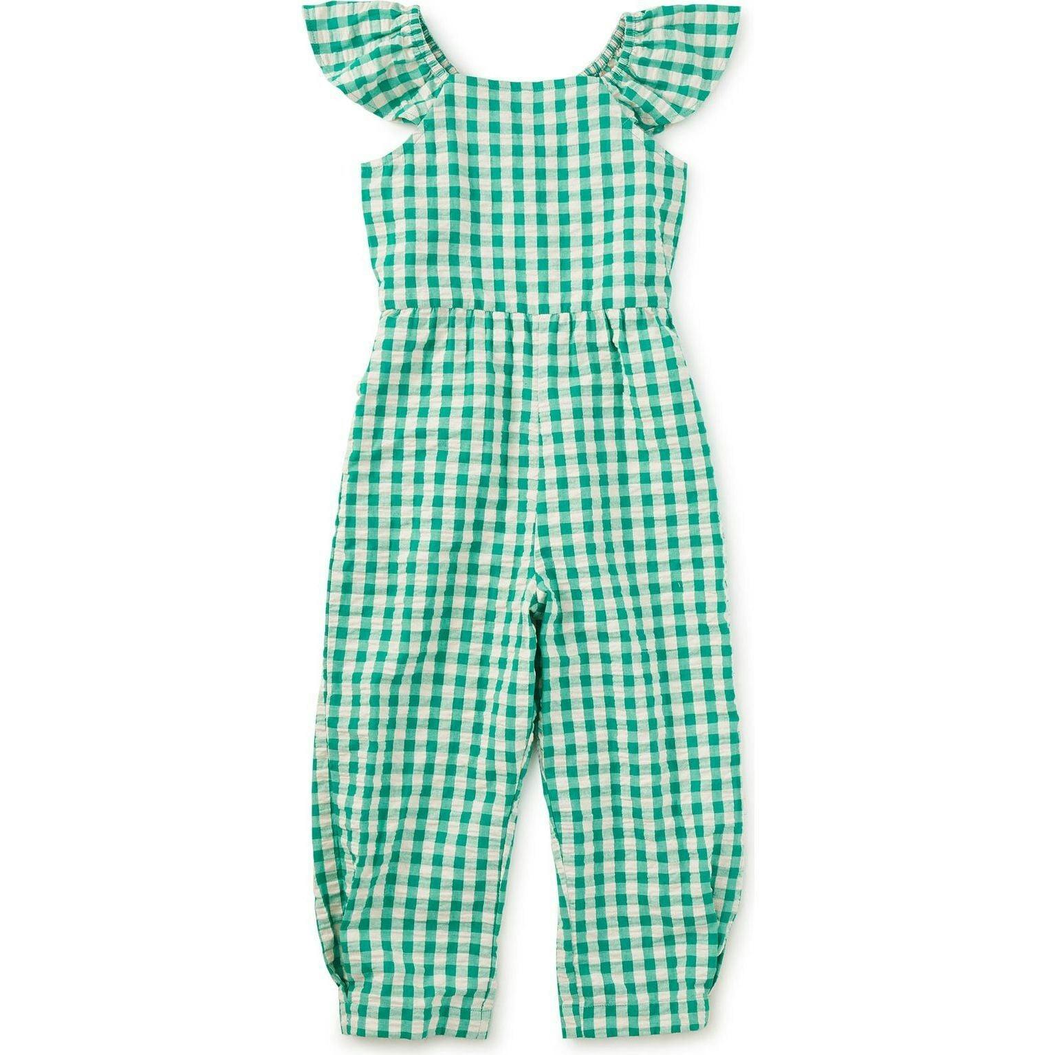 Flutter Strap Jumpsuit, Green