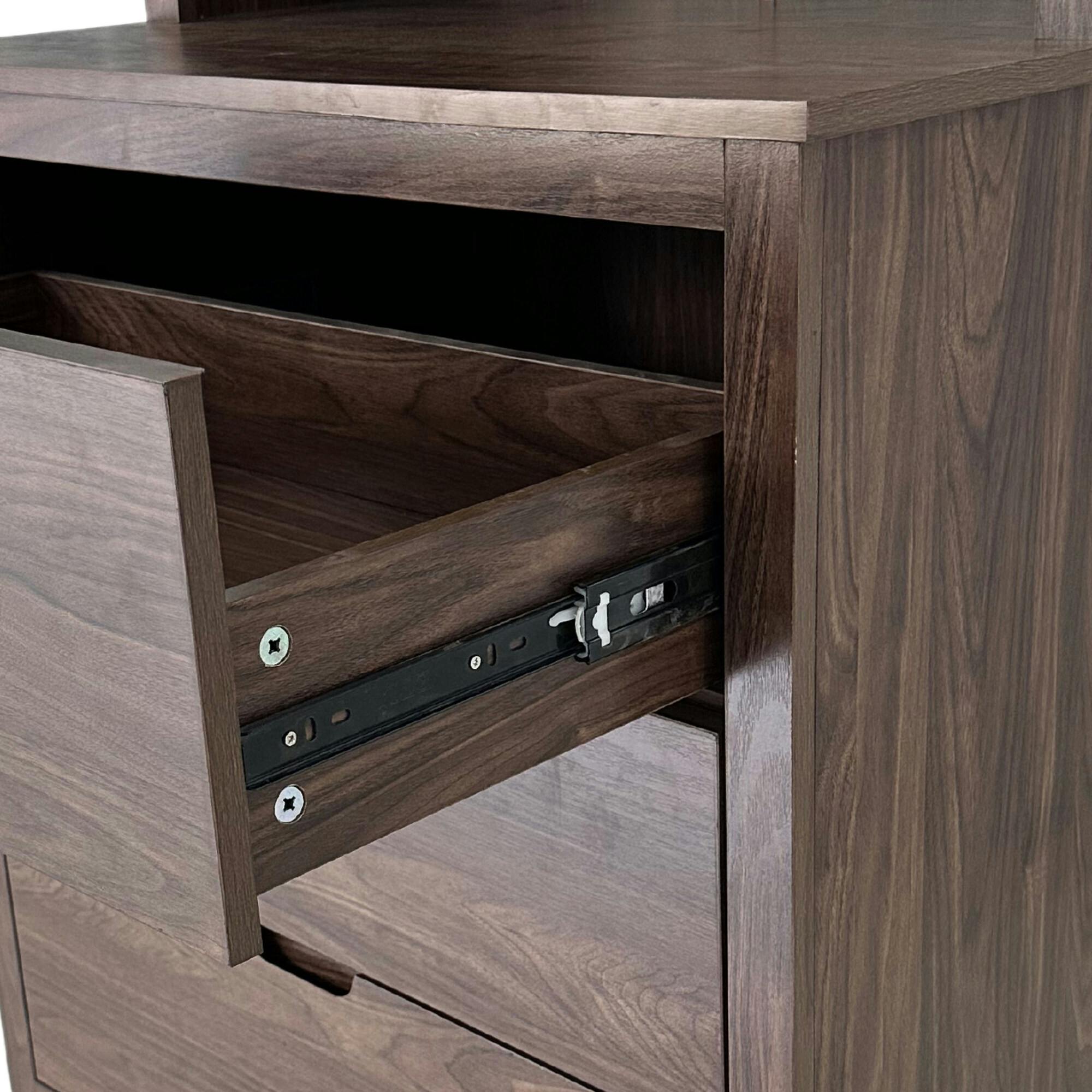 Teamson Home Ellery Freestanding Hutch Cabinet