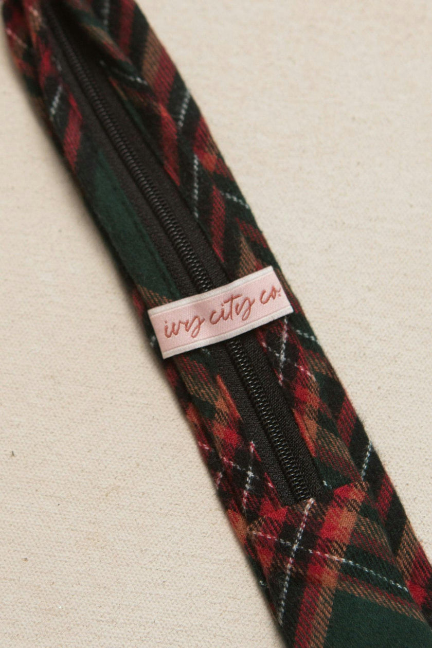 Ties in Evergreen Plaid