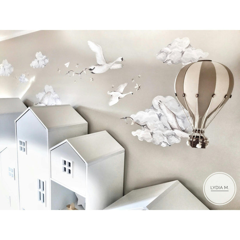 Swans Magic Is Everywhere Wall Decal Set