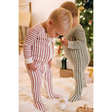 Ribbed Baby Sleeper, Red