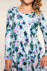 Simply Soft Long Sleeve Scoop Back Be Happy Dress