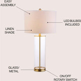 Collins Glass LED Table Lamp