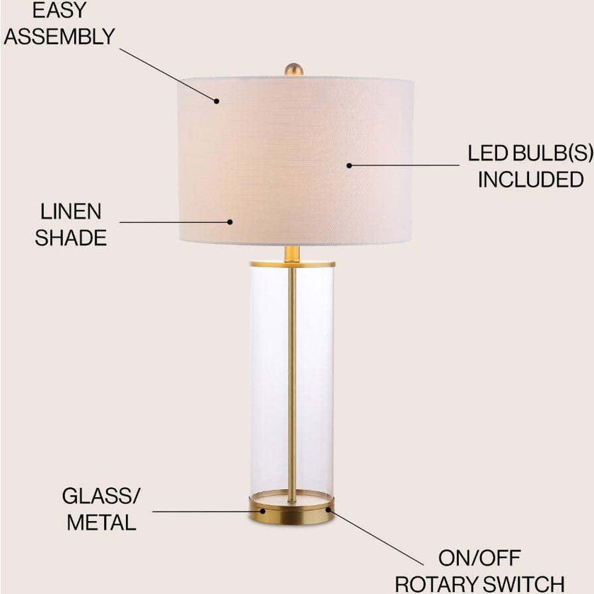 Collins Glass LED Table Lamp