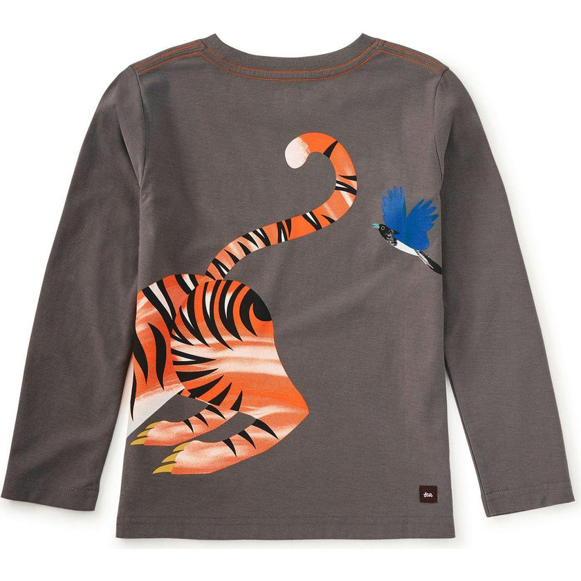 & Magpie Double Sided Te, Grey