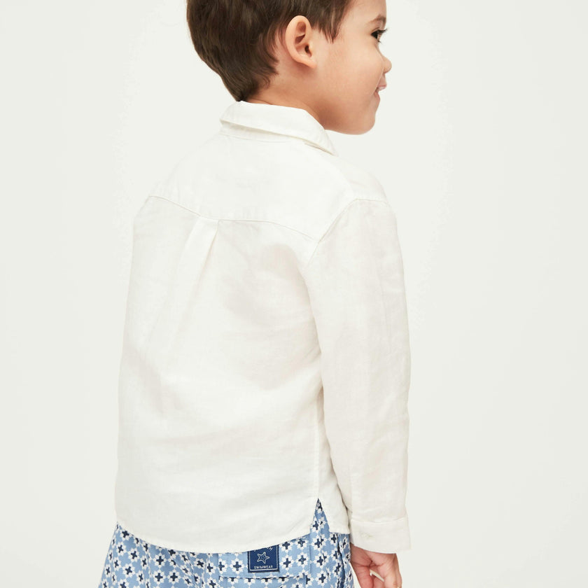 Linen Cotton Kaftan Shirt