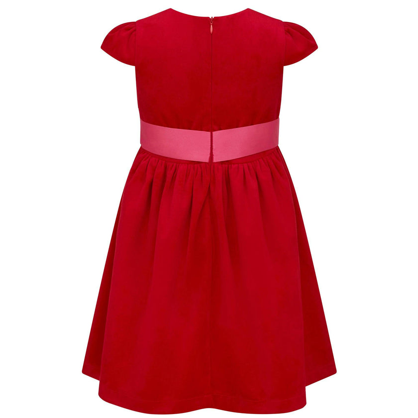Lilibet Velvet & Satin Party Dress