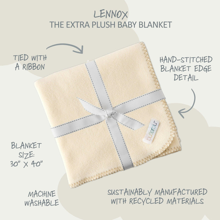 LENNOX Ultra Luxe Plush Baby Blanket