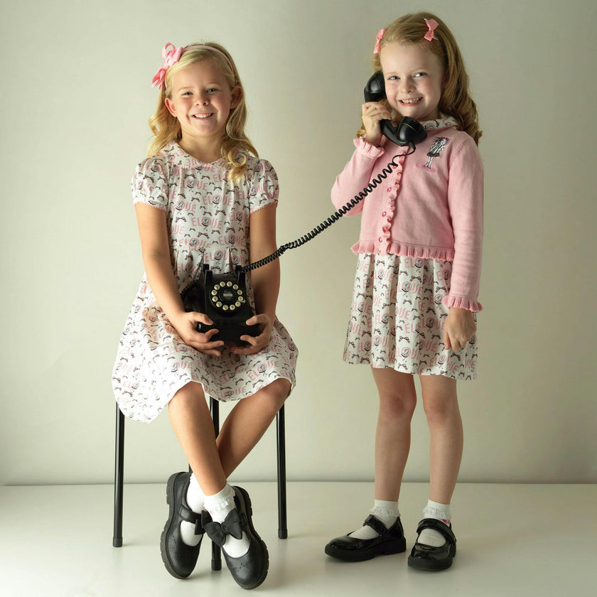 Eloise Bow Jersey Dress