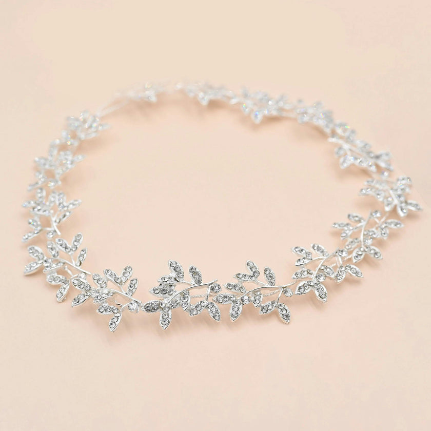 Crystal Shimmering Lei Hair Vine