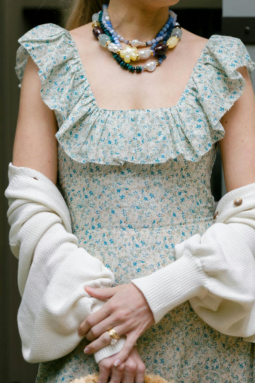 Iris Dress in English Garden