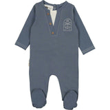 Island Print Henley Footie