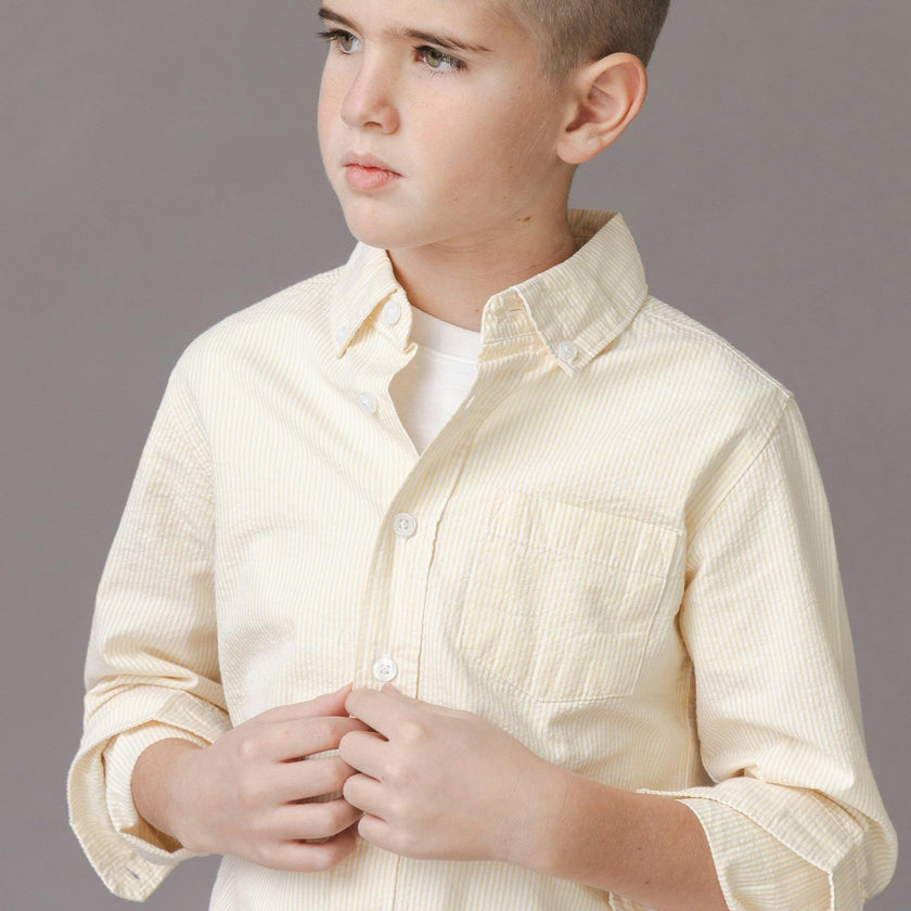 Organic Seersucker Shirt