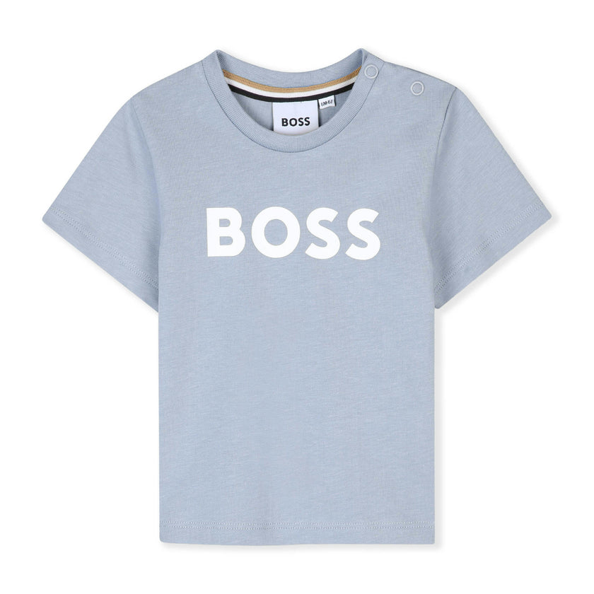 Light Blue BOSS Logo T-Shirt