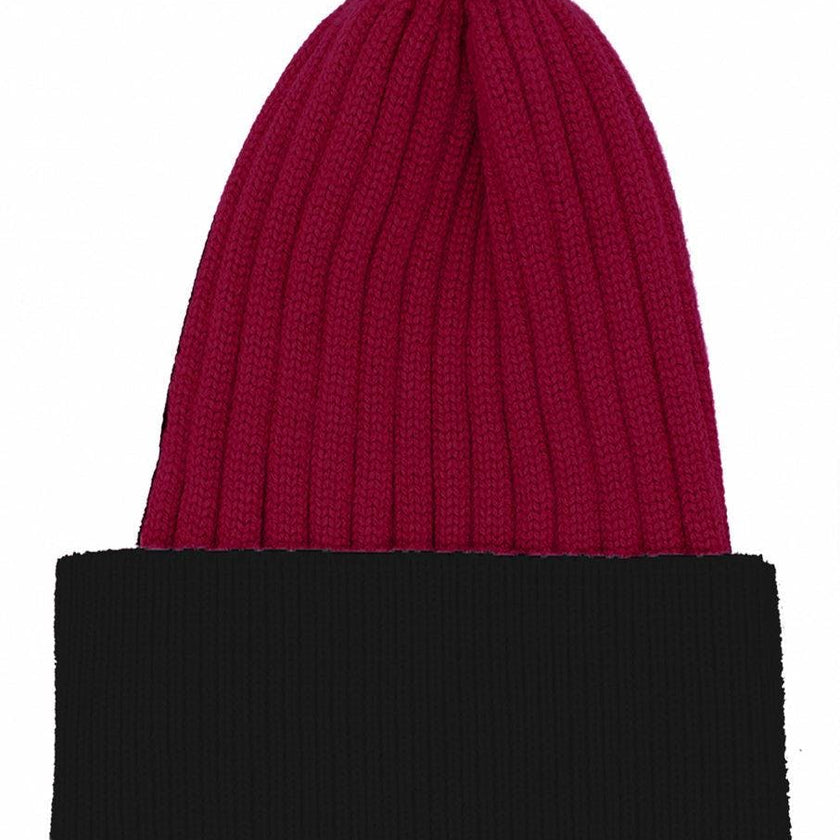 Ribbed Flat Wool Blend Hat (Snap On Pom Sold Separately)