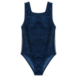 Rib Spandex Swimsuit