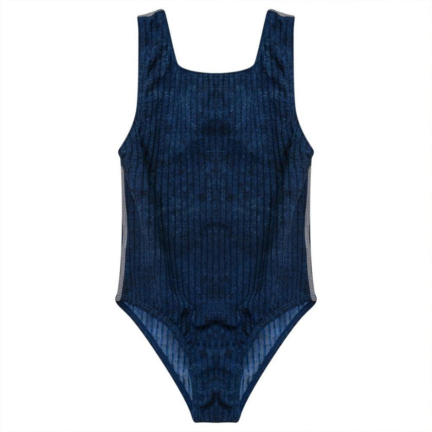 Rib Spandex Swimsuit