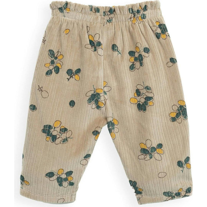 Allover Garden Velvet Pants