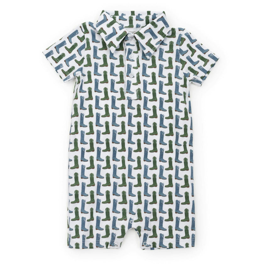 Tripp Boys' Polo Shortall Cowboy Boots