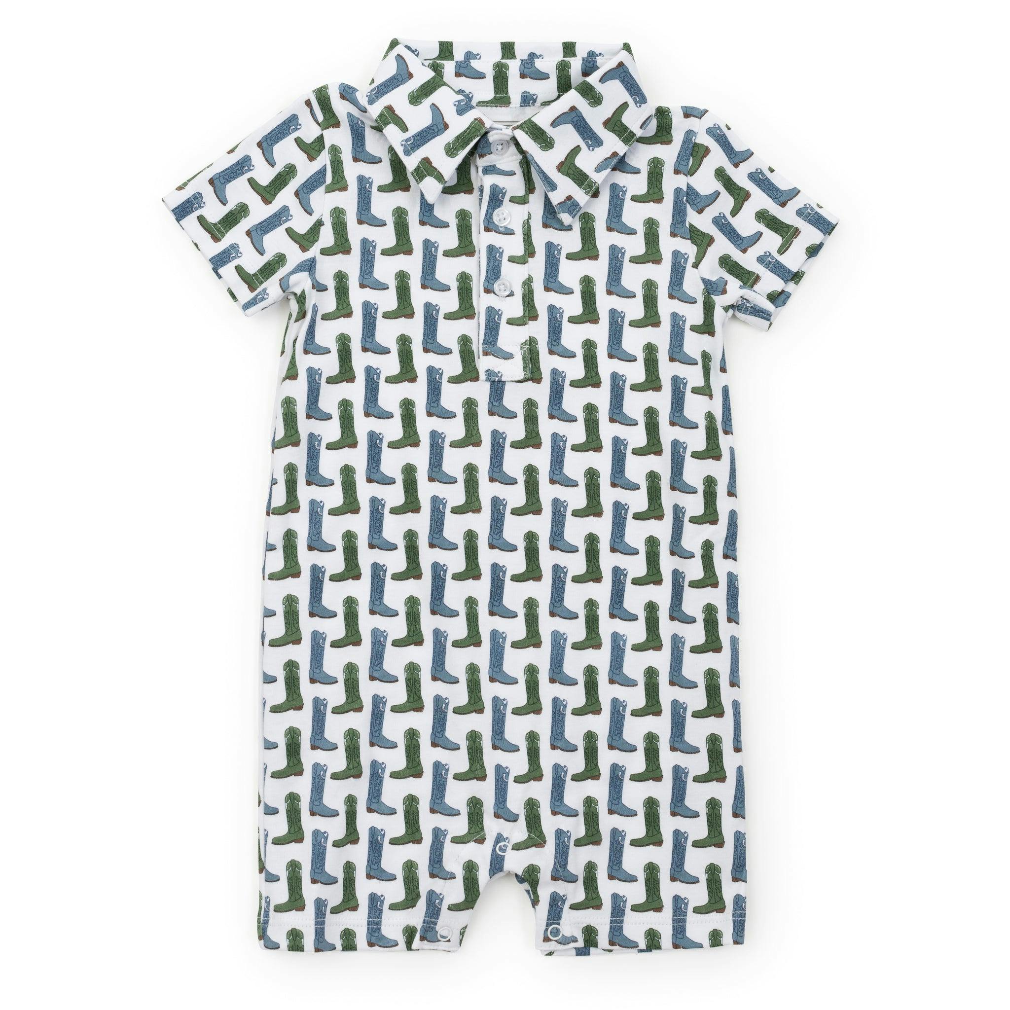 Tripp Boys' Polo Shortall Cowboy Boots