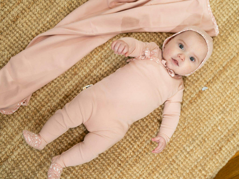 Speckled Wrap Footie