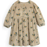 Allover Garden Velvet Dress