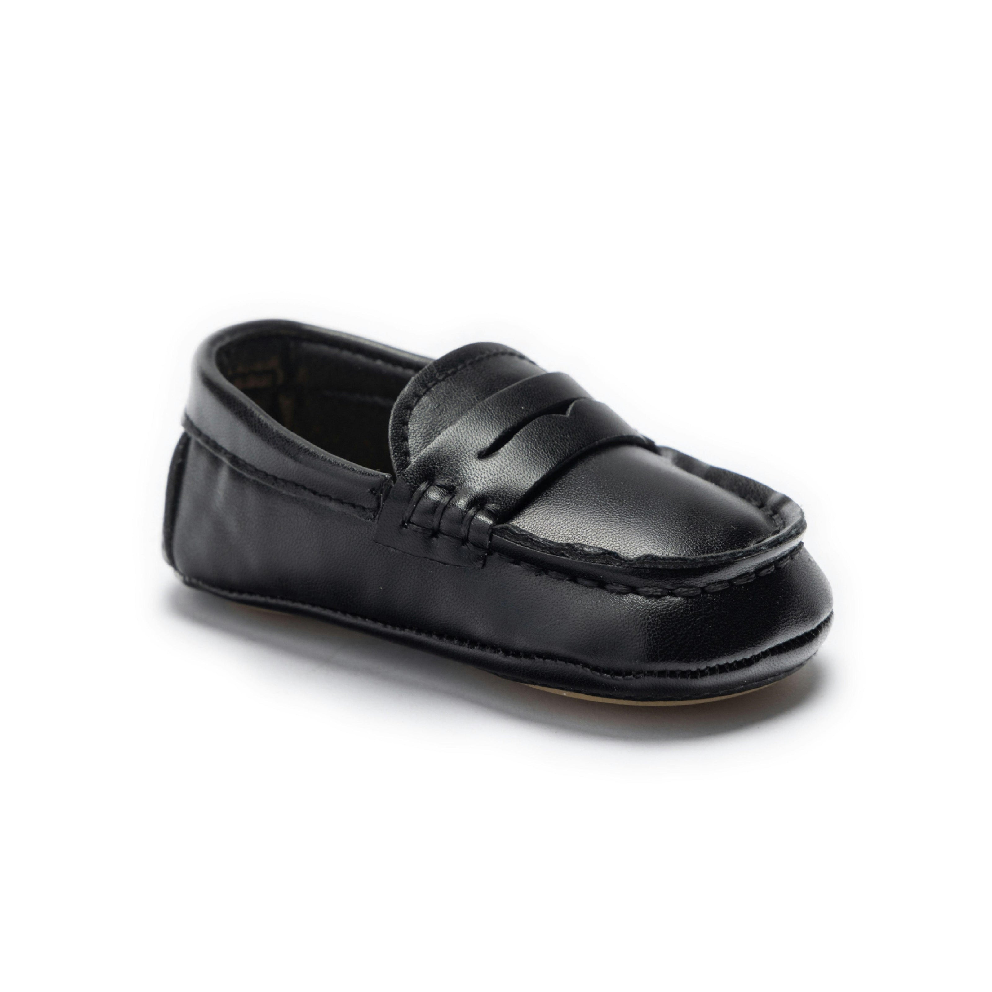 Black Loafer Baby Shoes