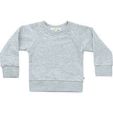 Crewneck Terry Sweatshirt, Heather Gray