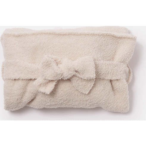 Fuzzy Waist Tie Hooded Robe