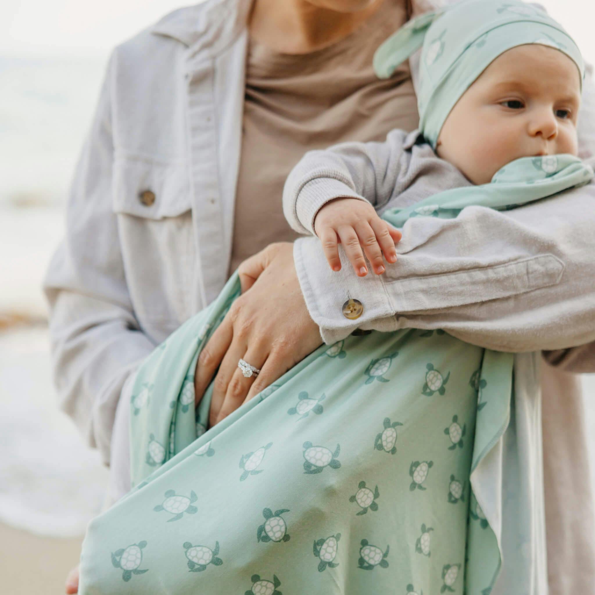 Knit Swaddle Blanket - Wade