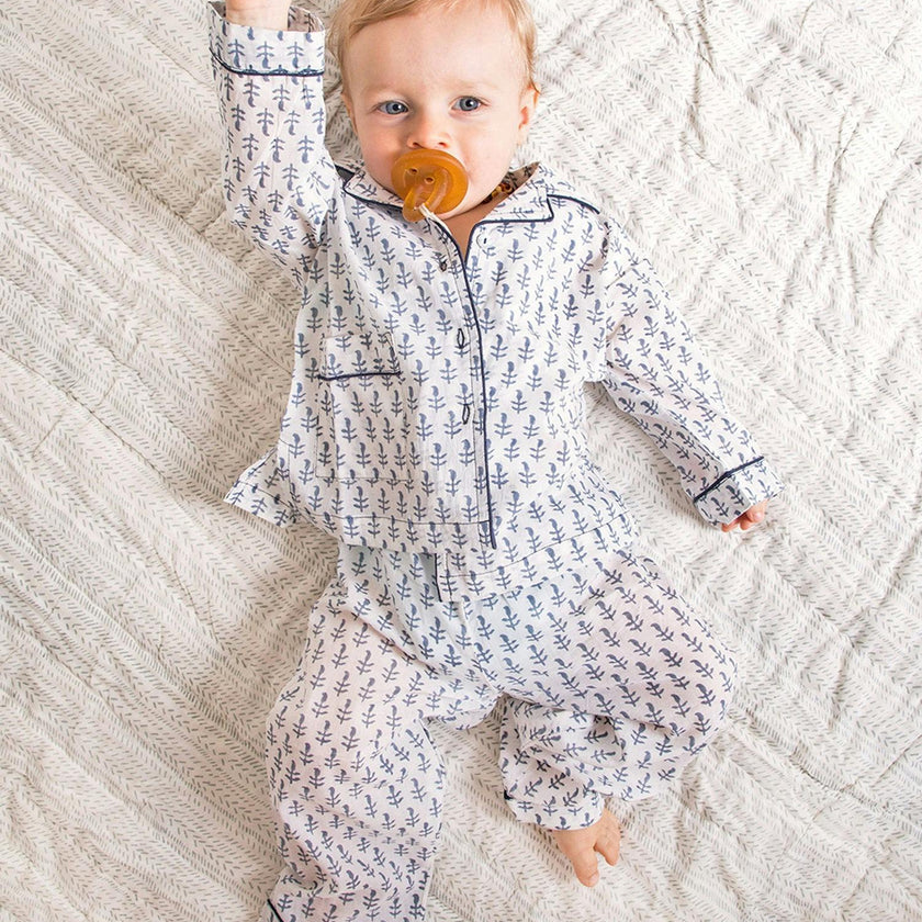Block-Printed Loungewear Gift Set