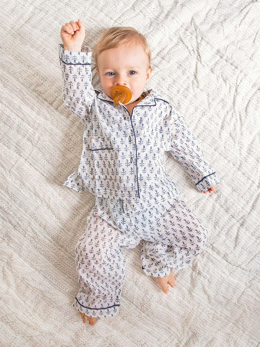 Block-Printed Loungewear Gift Set